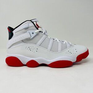 Nike Air Jordan 6 Rings Cherry White University Red 322992-160 Men's Size 7
